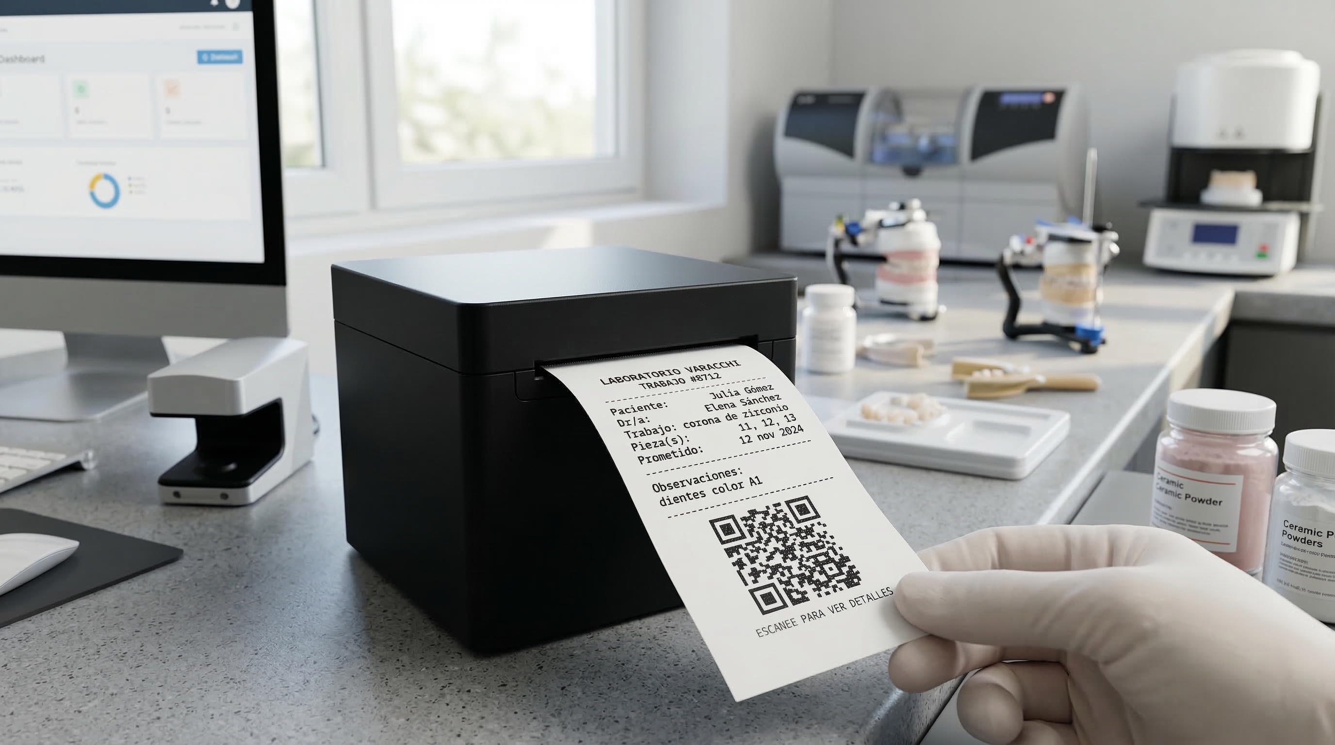 Ticket Físico de Laboratorio